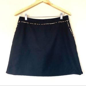 EP Pro Black Skort with Contrast Trim